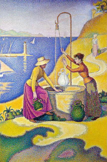 Paul Signac Women at the Well France oil painting art